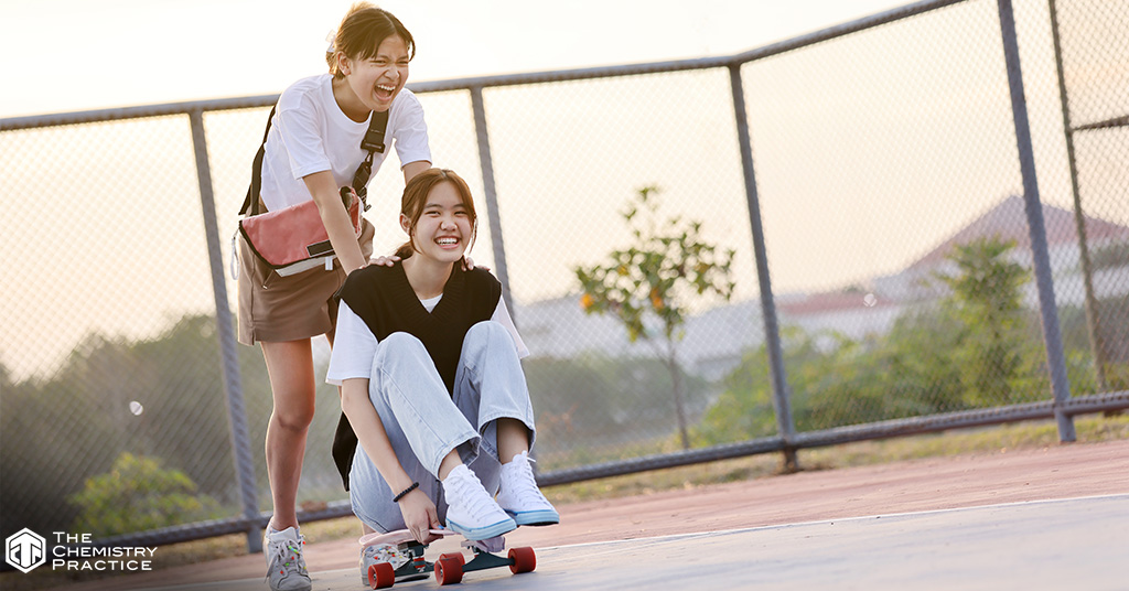 Children playing outside
